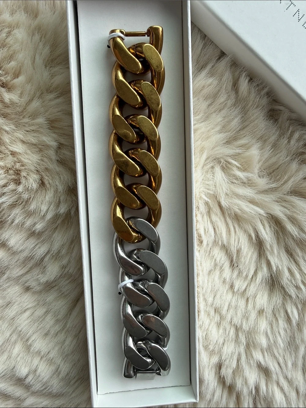Stella McCartney White and Red Branded Jewelry Box